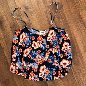 Vs Pink tropical tank top
